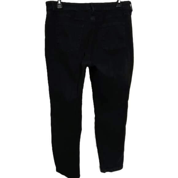 EUC: Sonoma Sze 18 Black Mid-Rise Curvy Straight Leg Jeans - Picture 5 of 5